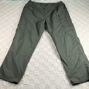 5.11 Tactical Mens Olive Green Cargo Pants Relaxed Fit Utility Outdoor Trousers